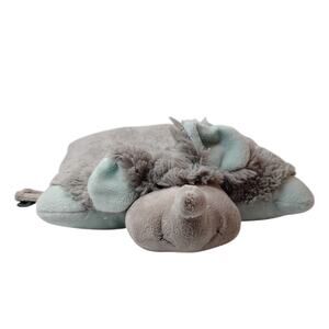 Pillow Pets PeeWee Nutty Elephant Plush Stuffed Animal Gray 11x12.5"  2010